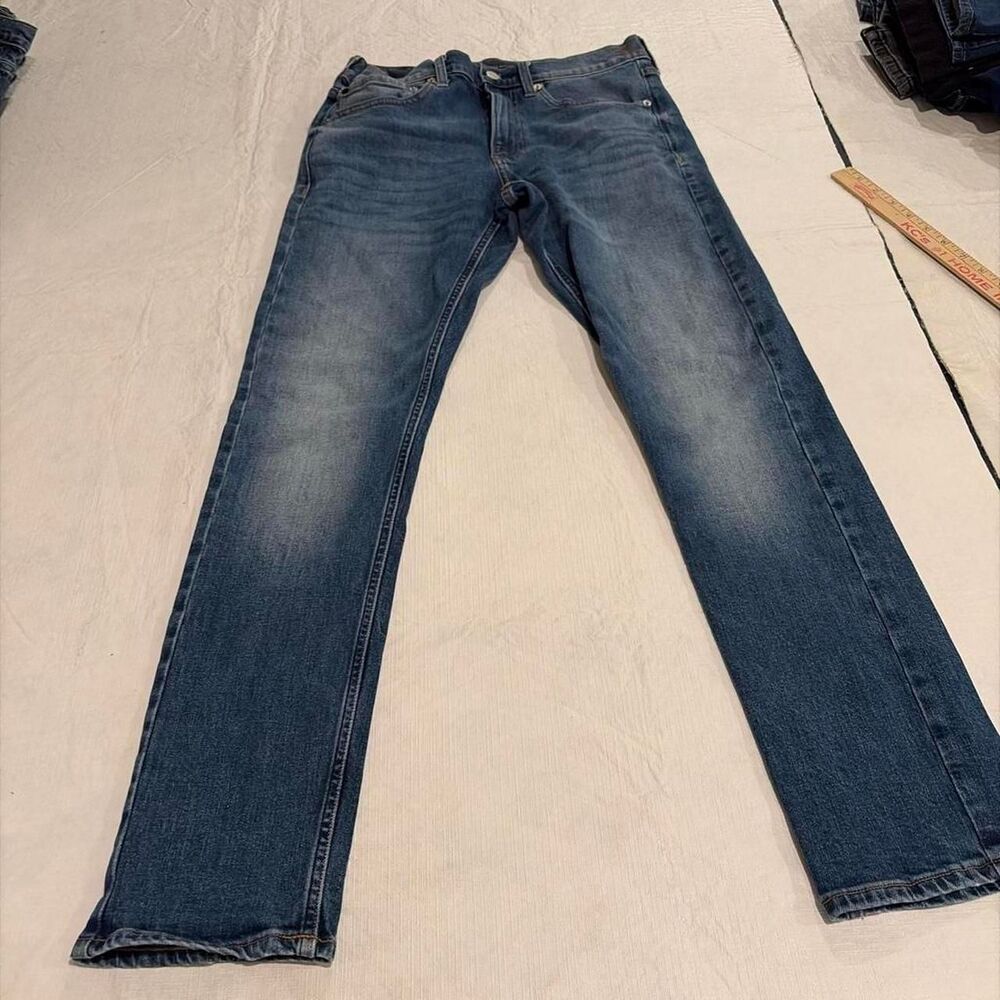 Calvin-klein-jeans Men's Blue and Navy Jeans